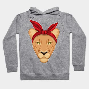 Lioness with Bandana Hoodie